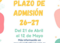 Abierto el plazo de admisión para las Escuelas Infantiles Municipales de Murcia