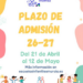 Abierto el plazo de admisión para las Escuelas Infantiles Municipales de Murcia