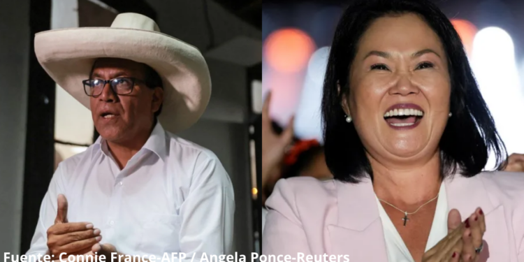 Sánchez y Fujimori avanzarán a la segunda ronda en Perú