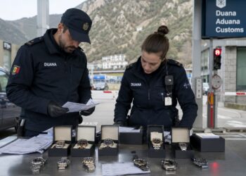 La UCO y la policía andorrana toman declaración a los futbolistas investigados por la trama de relojes de lujo