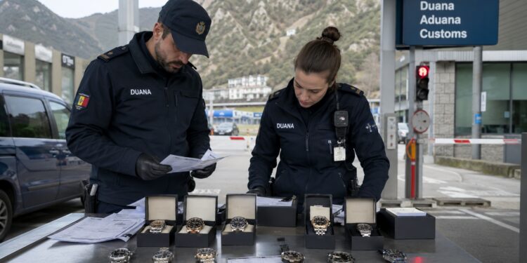 La UCO y la policía andorrana toman declaración a los futbolistas investigados por la trama de relojes de lujo