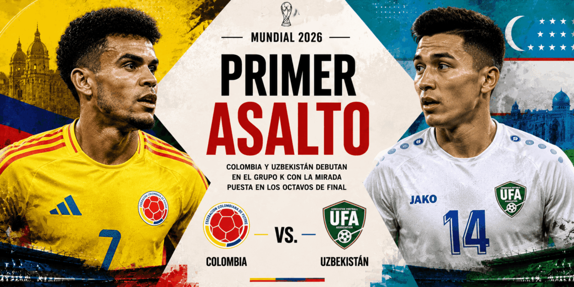 Colombia busca dar el primer paso hacia octavos ante una Uzbekistán que quiere hacer historia