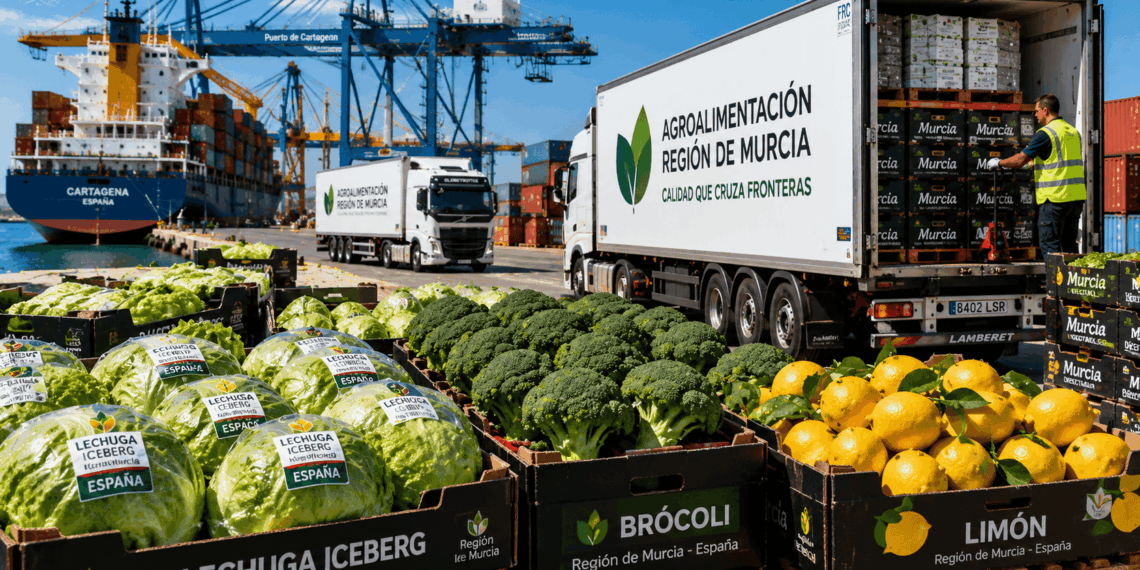 Las exportaciones agroalimentarias impulsan el crecimiento económico de Murcia