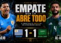 Arabia saudí empata contra Uruguay