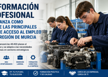 La Formación Profesional se afianza como una de las principales vías de acceso al empleo en la Región de Murcia