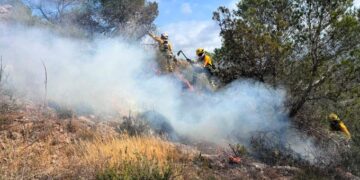 Actualización: Incendio en Los Garres. El fuego queda controlado tras arrasar 177 hectáreas en El Valle-Carrascoy
