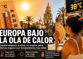 La ola de calor pone a prueba a Europa: España encara un respiro mientras persisten los riesgos en la Región de Murcia