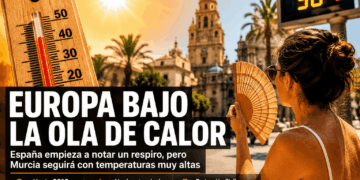 La ola de calor pone a prueba a Europa: España encara un respiro mientras persisten los riesgos en la Región de Murcia