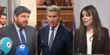 Feijóo reúne hoy lunes, 29 de junio, al PP de la Región de Murcia junto a López Miras y Rebeca Pérez en una cita clave para el partido