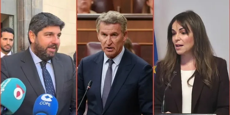 Feijóo reúne hoy lunes, 29 de junio, al PP de la Región de Murcia junto a López Miras y Rebeca Pérez en una cita clave para el partido