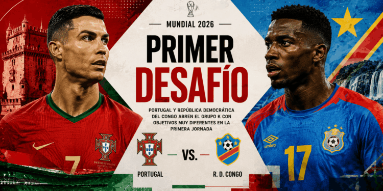 Portugal y República Democrática del Congo abren el Grupo K con objetivos muy diferentes
