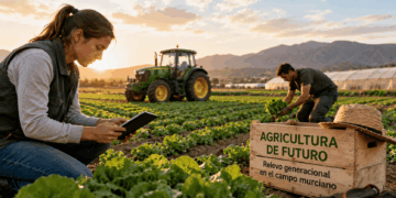 El relevo generacional en el campo murciano en 2026, un desafío clave para el futuro de la agricultura