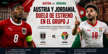 Austria y Jordania protagonizan un duelo clave en el Grupo J de la Copa del Mundo