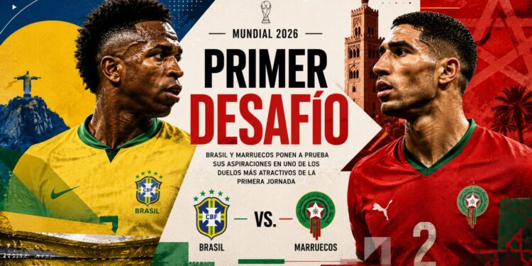 Brasil y Marruecos ponen a prueba sus aspiraciones en uno de los grandes duelos de la primera jornada 