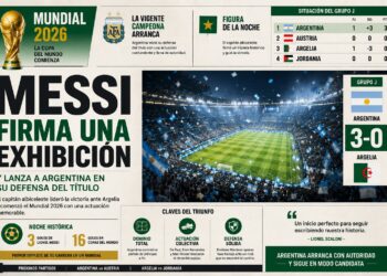 Messi firma una exhibición y lanza a Argentina en su defensa del título
