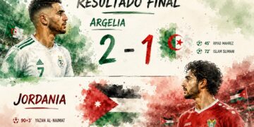 Argelia remonta ante Jordania y consigue una victoria decisiva en la Copa del Mundo de 2026