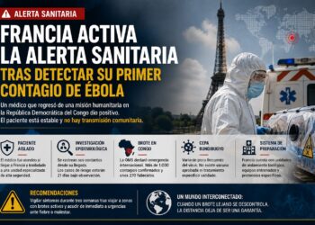Francia activa la alerta sanitaria tras detectar su primer contagio de ébola