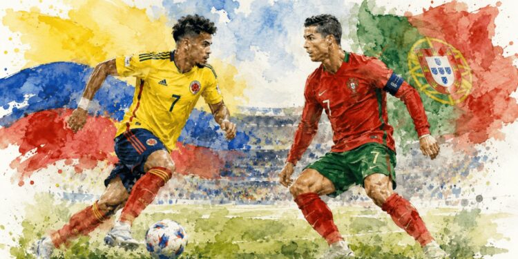 Colombia – Portugal: duelo por el liderato del Grupo K