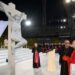 La visita que llevó al Papa tras los muros