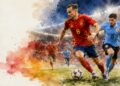 España contra Uruguay