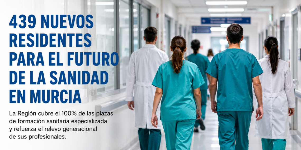 Murcia incorpora 439 nuevos residentes para reforzar la sanidad del futuro