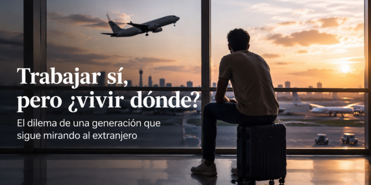 Trabajar sí, pero ¿vivir dónde? El dilema de una generación que sigue mirando al extranjero