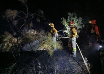 Conato de incendio forestal en Lorca extinguido en la diputación de Fontanares