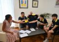 Convenio con el Club Voleibol Alhama para impulsar el deporte base en el municipio