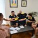 Convenio con el Club Voleibol Alhama para impulsar el deporte base en el municipio