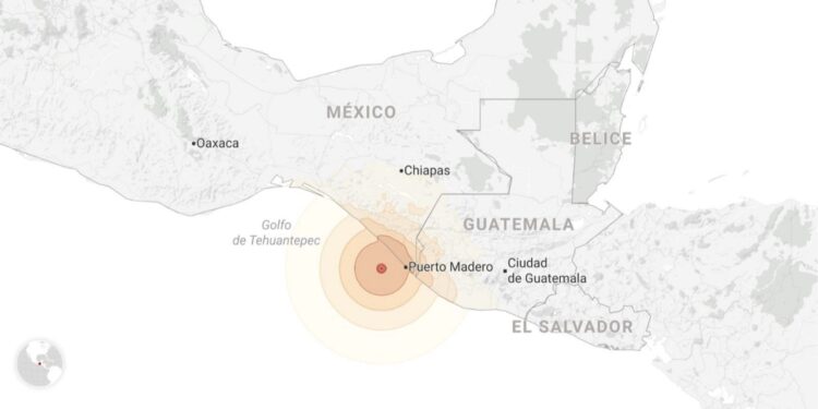 Un terremoto de magnitud 7,4 sacude la costa de México y activa una alerta de tsunami en el Pacífico