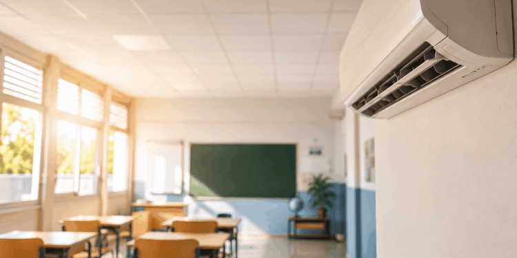 La climatización de los colegios llega a la Asamblea Regional con una iniciativa legislativa para proteger al alumnado frente al calor