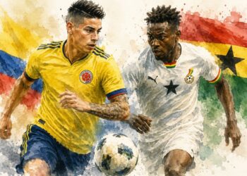 Colombia quiere confirmar su gran momento ante una Ghana que sueña con dar la sorpresa