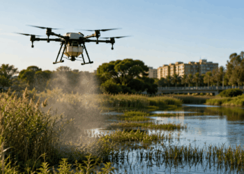 Murcia reduce en 2026 casi a la mitad las incidencias por mosquitos gracias al uso de drones y nuevas tecnologías
