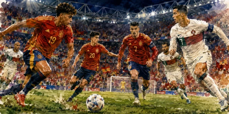 España Portugal en el Mundial 2026 por el pase a cuartos en Dallas