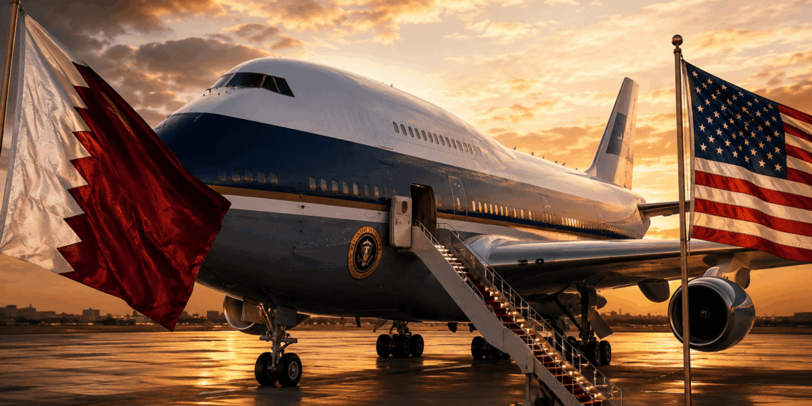 Trump estrena el avión de 400 millones de dólares regalado por Catar: el debate ético que divide a Estados Unidos