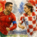 Portugal y Croacia buscan un billete para octavos en un duelo de favoritos
