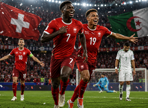 Suiza derrota a Argelia (2-0), confirma su superioridad y avanza a los octavos de final del Mundial
