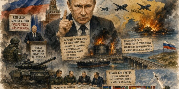 Moscú promete intensificar su respuesta mientras Ucrania lleva la guerra al interior de Rusia