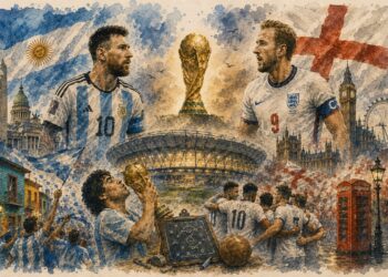 Argentina e Inglaterra se juegan un lugar en la final de la Copa del Mundo