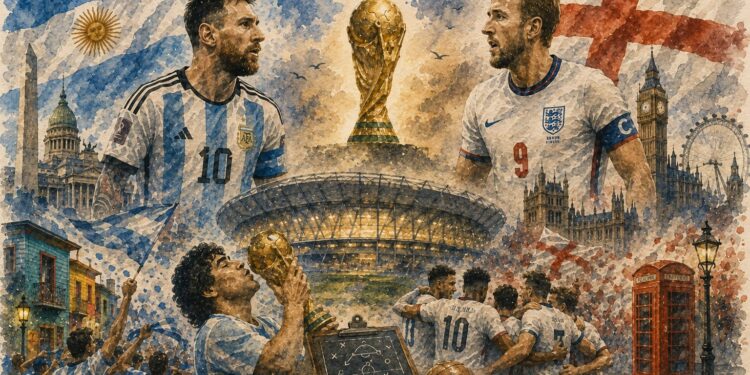 Argentina e Inglaterra se juegan un lugar en la final de la Copa del Mundo
