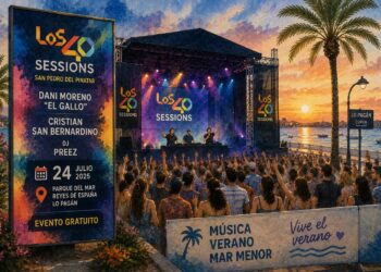 San Pedro del Pinatar prepara una nueva edición de LOS40 Sessions como gran cita musical del verano