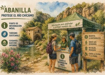 Abanilla refuerza la protección del río Chícamo con un punto de información para fomentar un turismo más sostenible