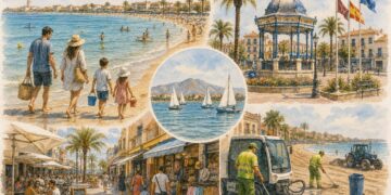 Los Alcázares encara la segunda quincena de julio con buenas previsiones turísticas y un impulso para el comercio local