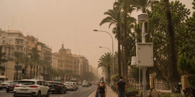 Alerta por calidad del aire en Murcia por partículas PM10 y PM2,5