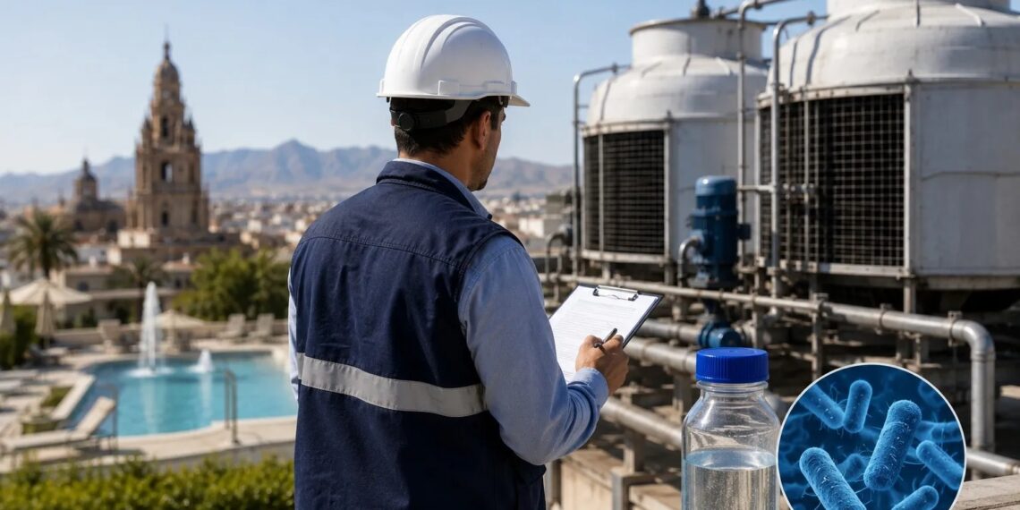 Inspecciones preventivas contra la legionela en Murcia durante el verano