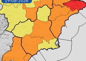 Aviso naranja por calor en Alhama y el Valle del Guadalentín