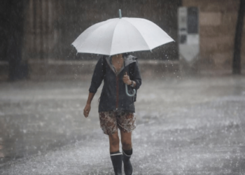 La AEMET activa un nuevo aviso por tormentas y posible granizo en el interior de la Región de Murcia