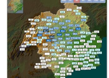 Las fuertes tormentas descargan más de 100 litros en Moratalla y alivian el calor en buena parte de la Región de Murcia