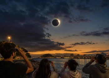 Eclipse Murcia hoy con previsión de nubes en el interior y mejores condiciones en el litoral