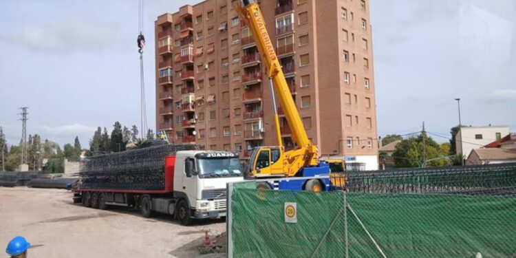 El soterramiento del AVE entra en una nueva fase y obliga a cortar dos calles de Lorca durante tres meses